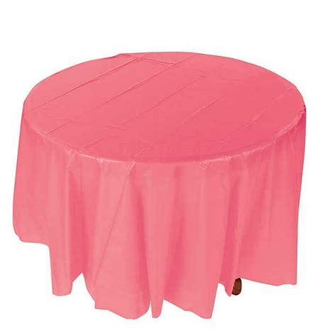 amazon round plastic tablecloths|dollar general round plastic tablecloths.